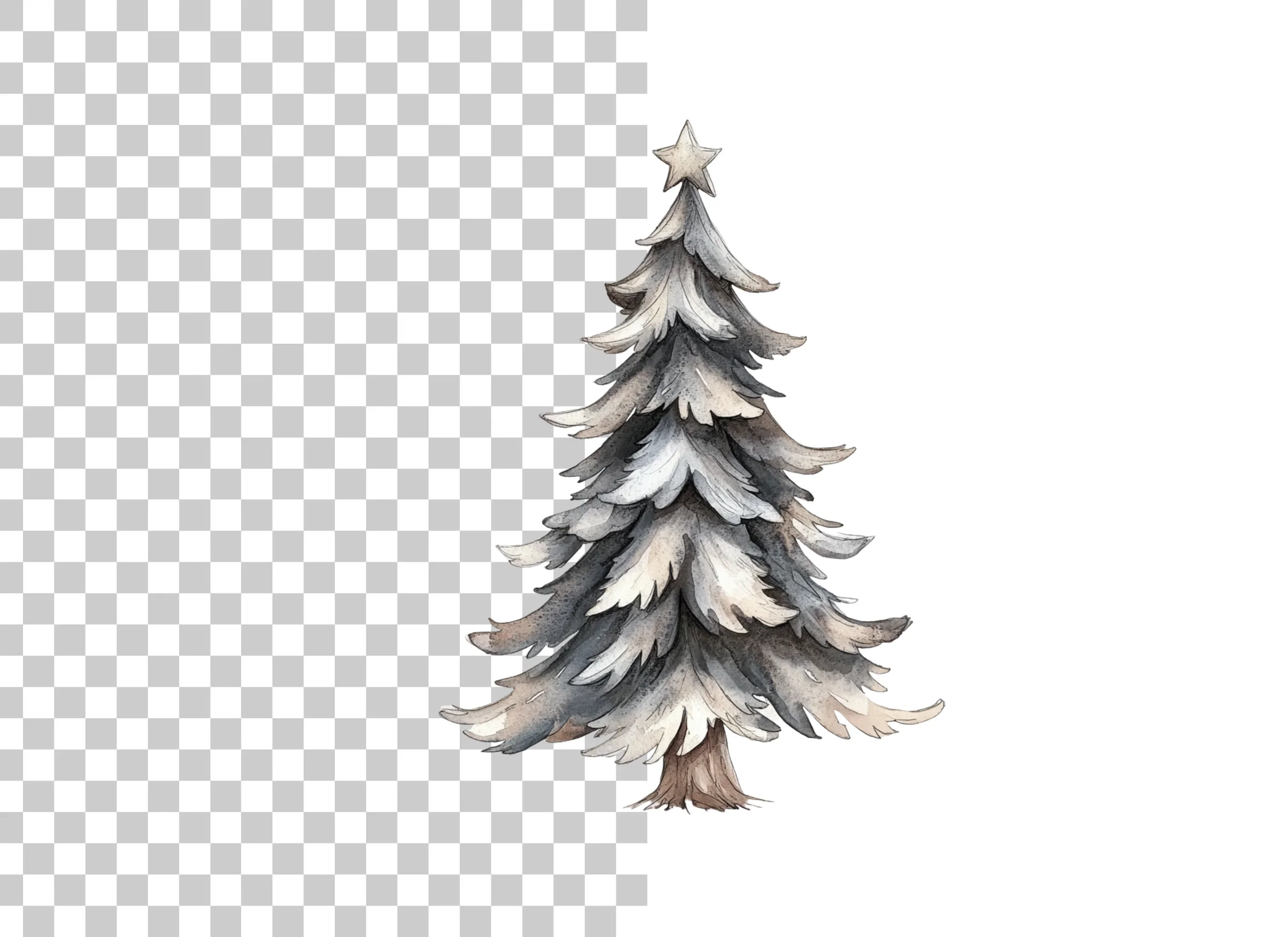 Detailed Pine Tree Clipart Bundle - Image 2