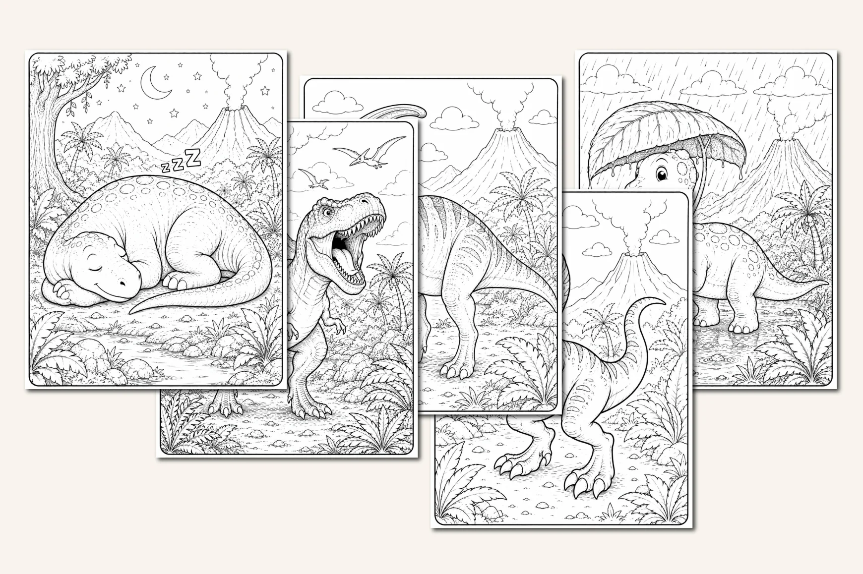 Dinosaur Coloring Adventure - Image 3