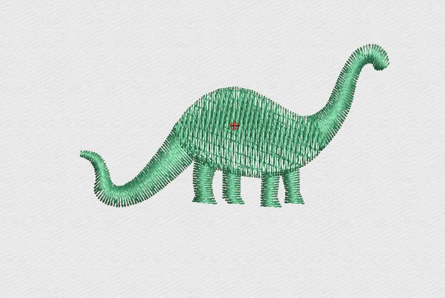 Dinosaur Embroidery Design