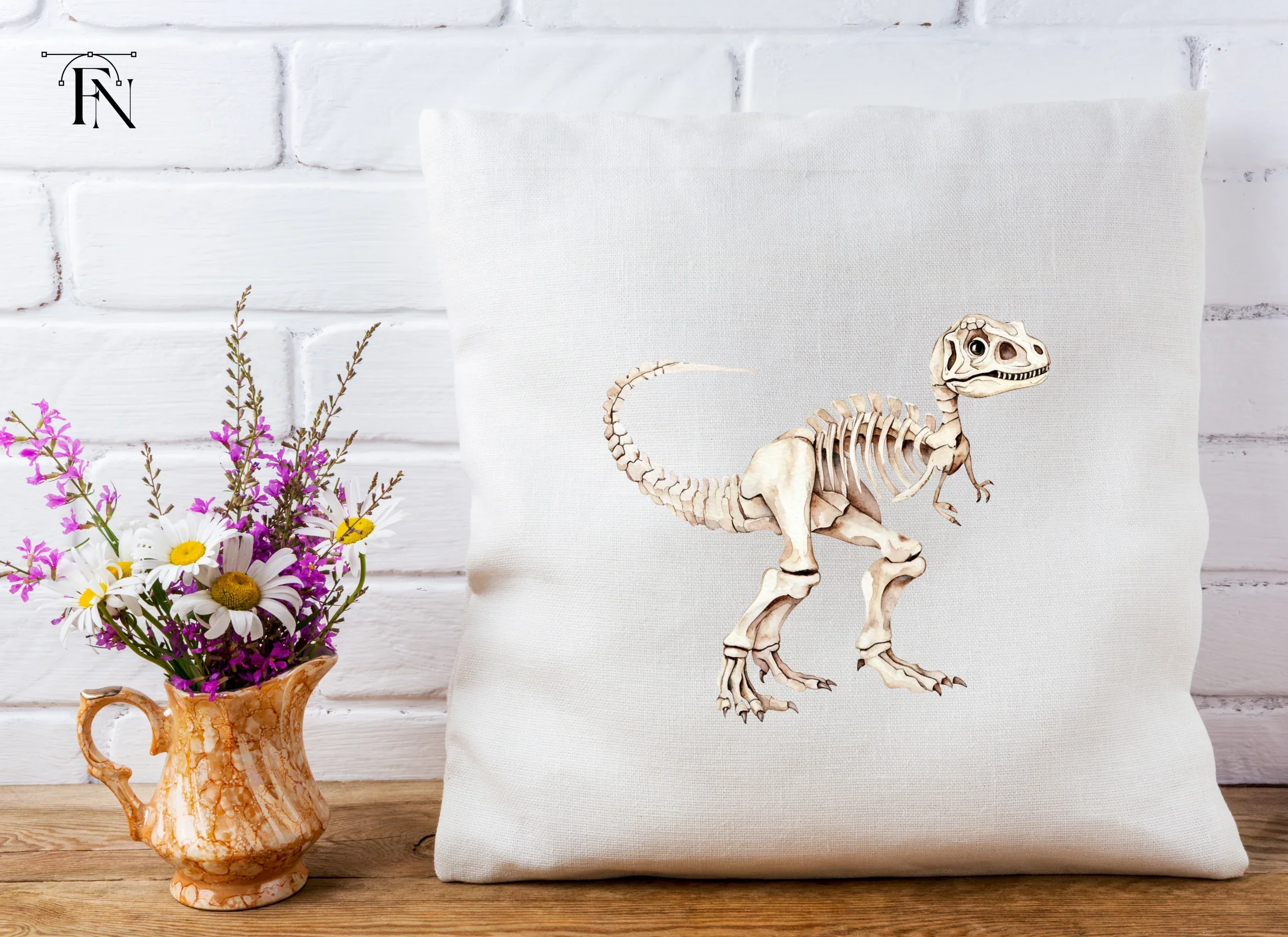 Dinosaur Skeleton Clipart Bundle - Image 4