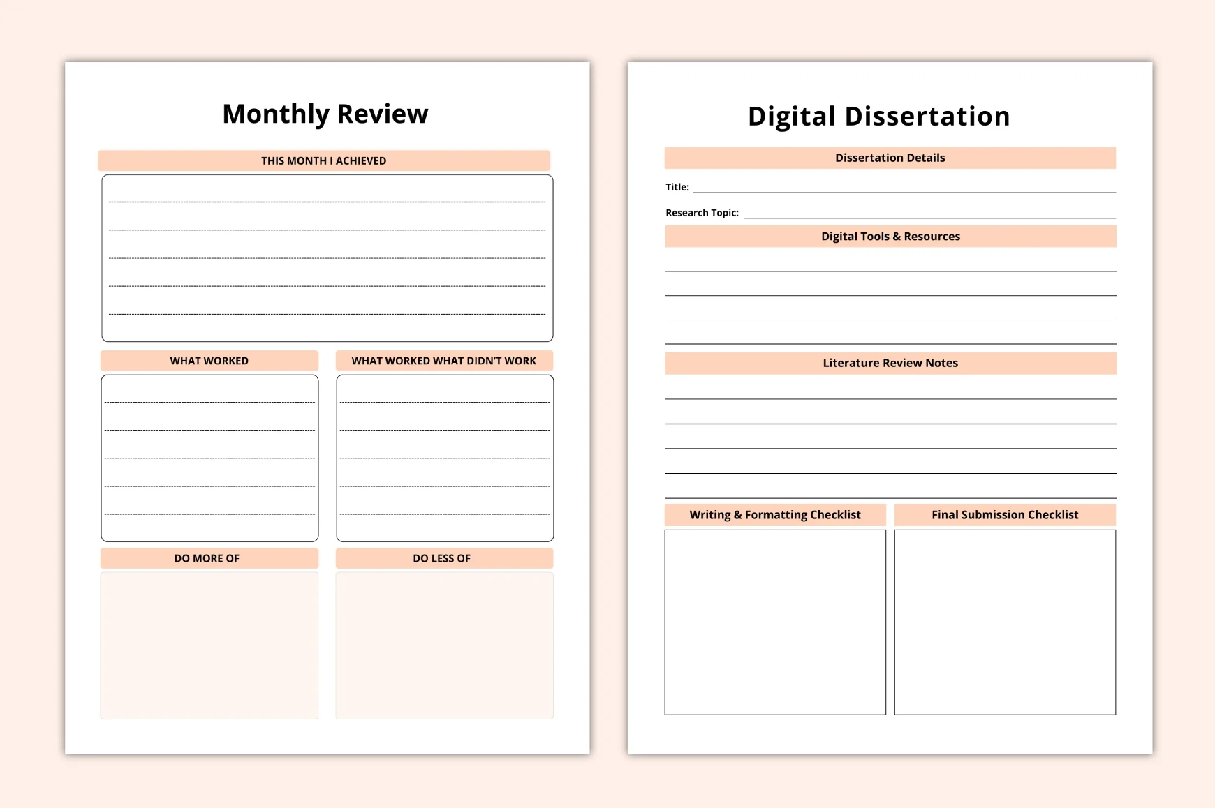 Dissertation Writing Planner - Image 3