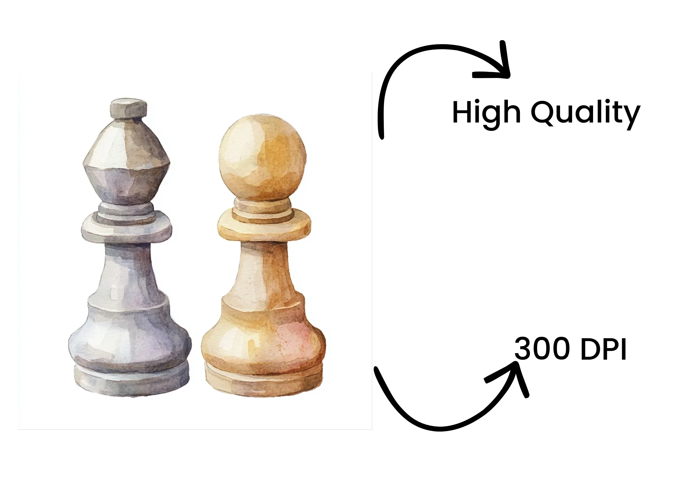 Diverse Chess Pieces Clipart Bundle - Image 4