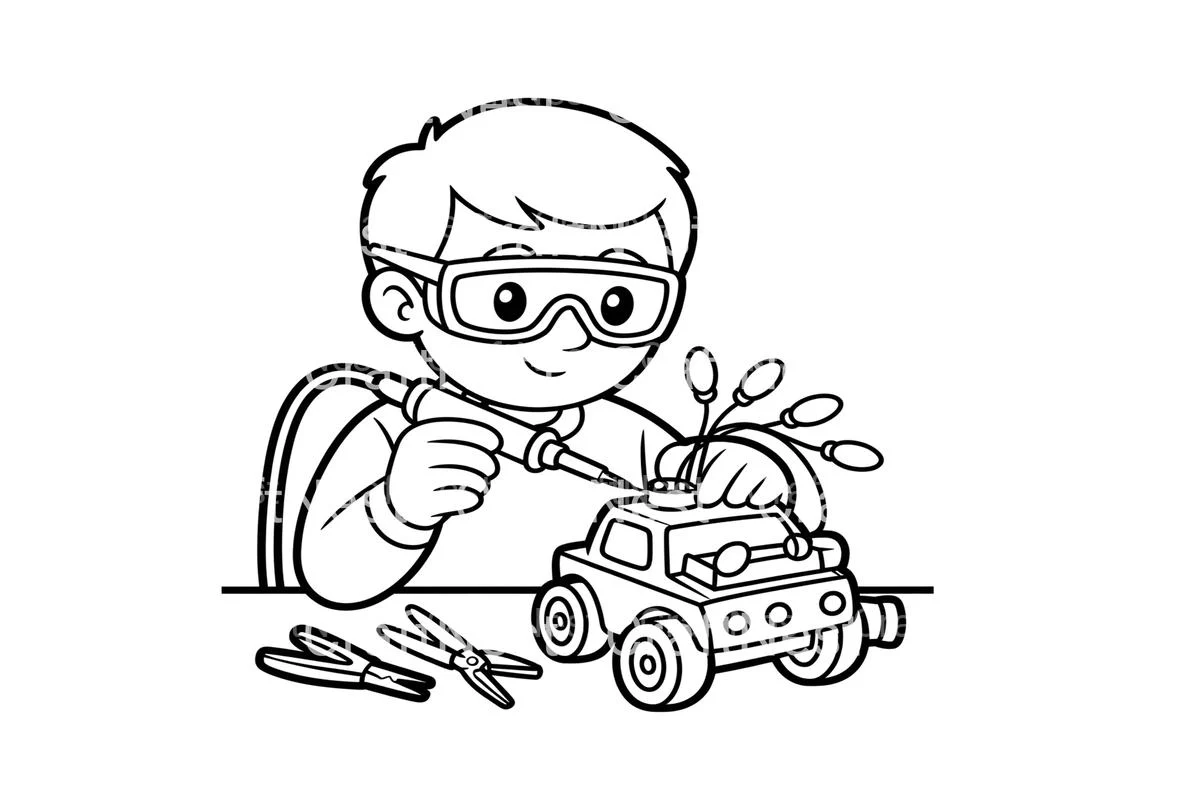 DIY Christmas Decorations Coloring Books - Image 2