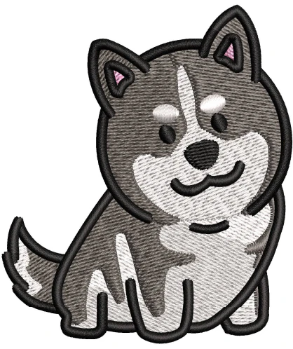 Dog Baby Embroidery Design