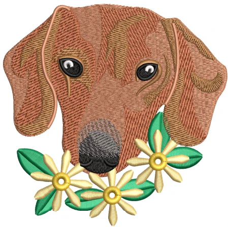 Dog Embroidery Design