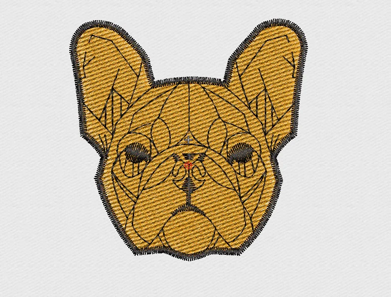Dog Embroidery Design