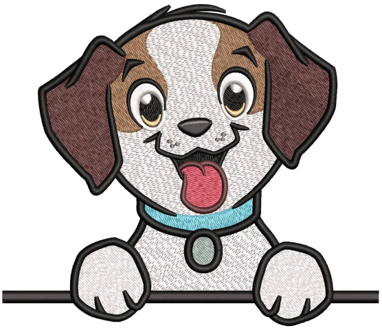 Dog Embroidery Design