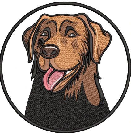 Dog Embroidery Design