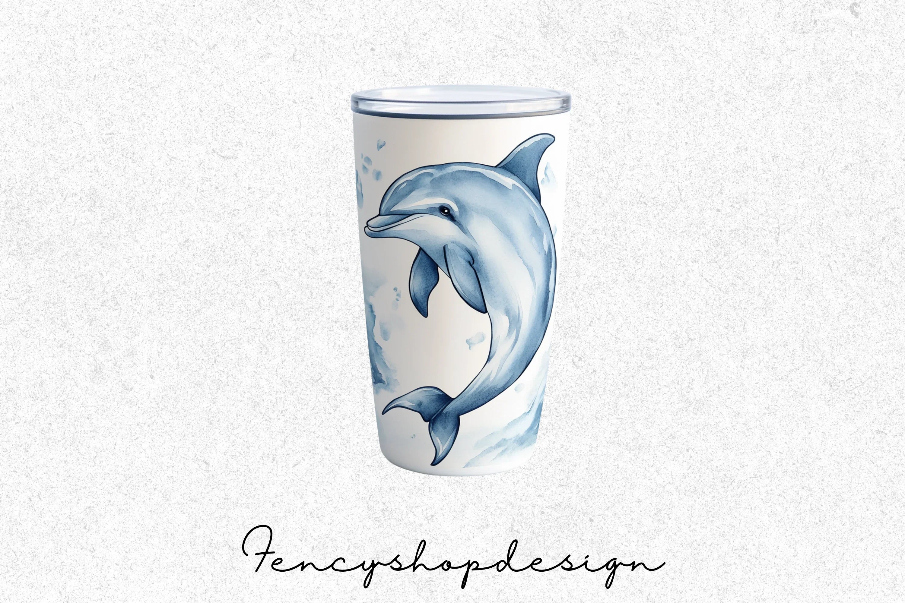 Dolphin Tumbler Clipart Bundle - Image 6