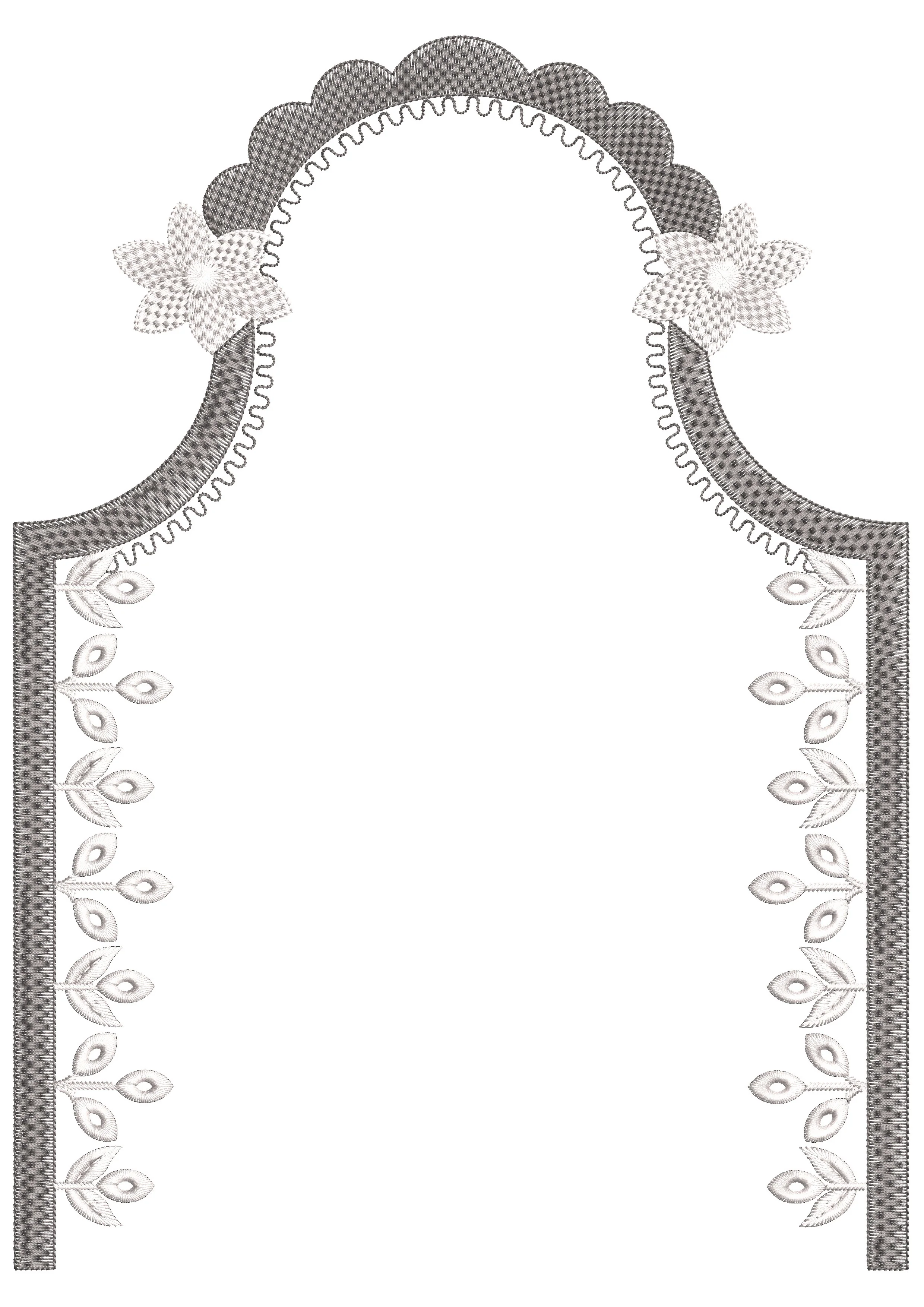Door Frame Embroidery Design