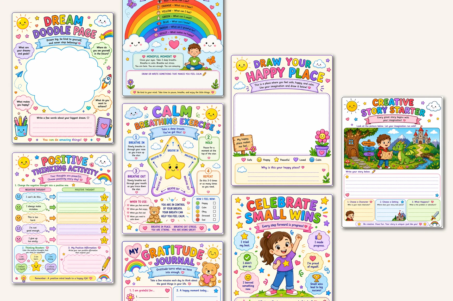 Dream Believe Achieve For Kids Journal - Image 4