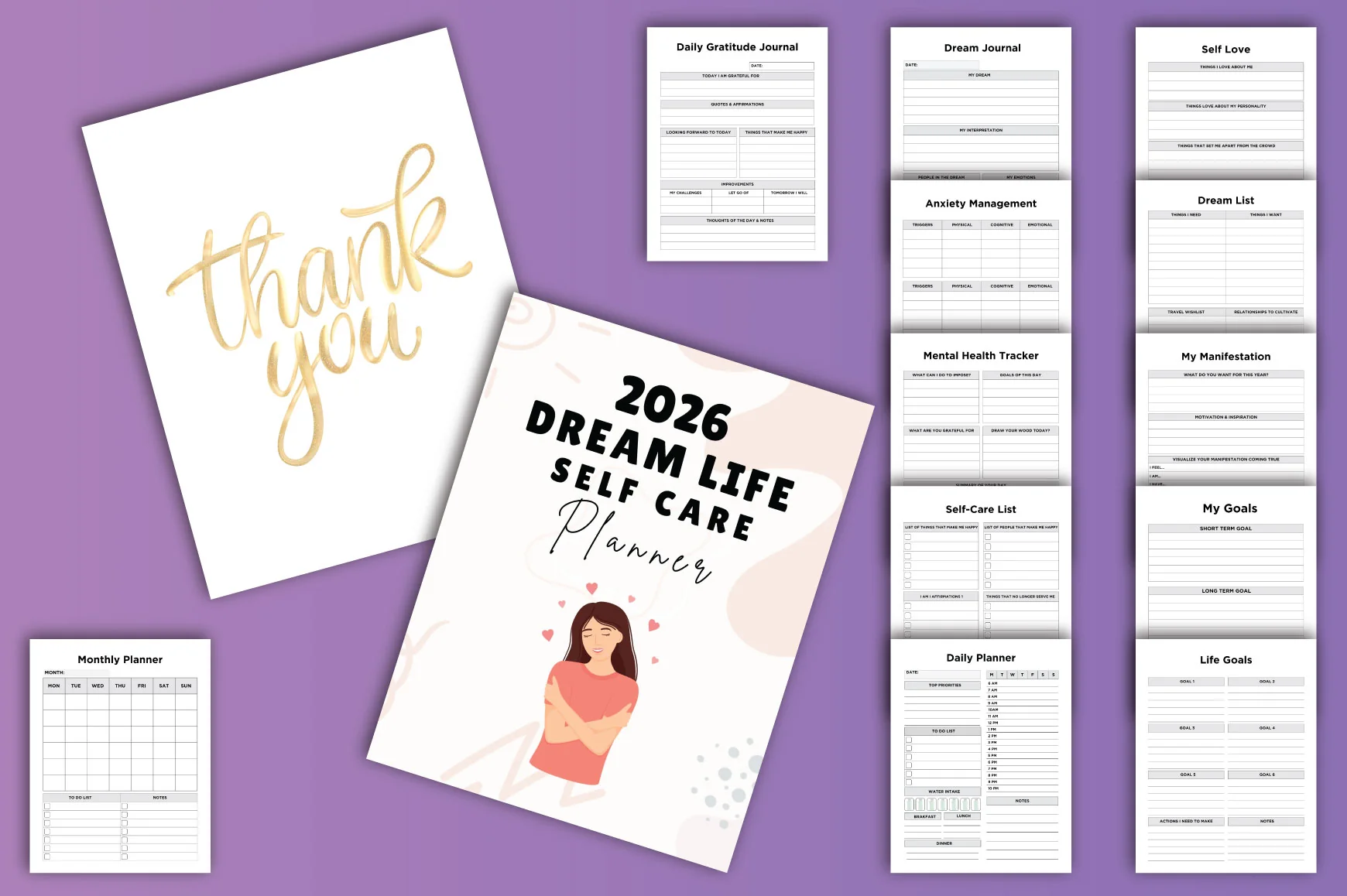 Dream Life Self Care Planner - Image 4