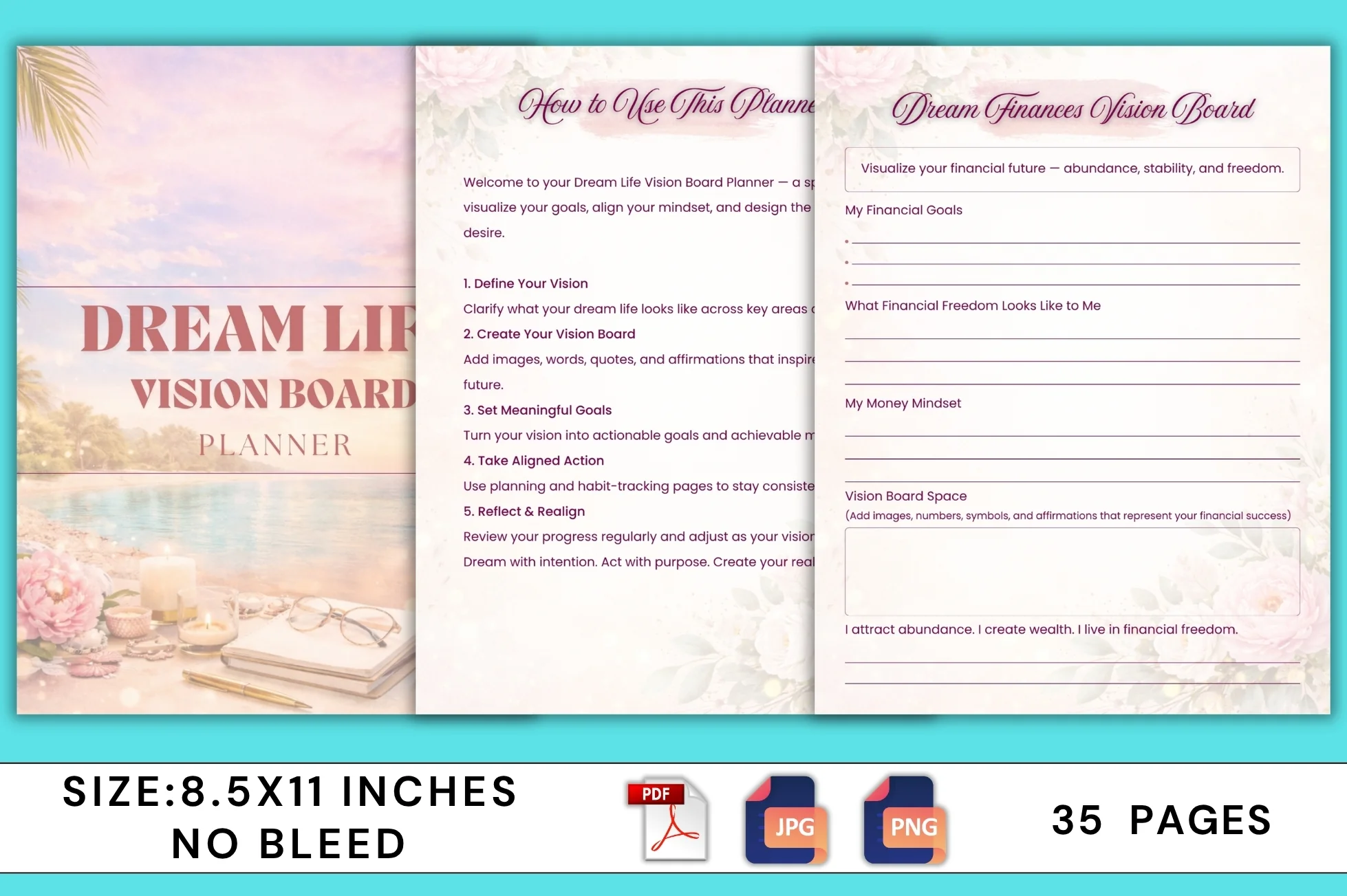 Dream Life Vision Board Planner - Image 3