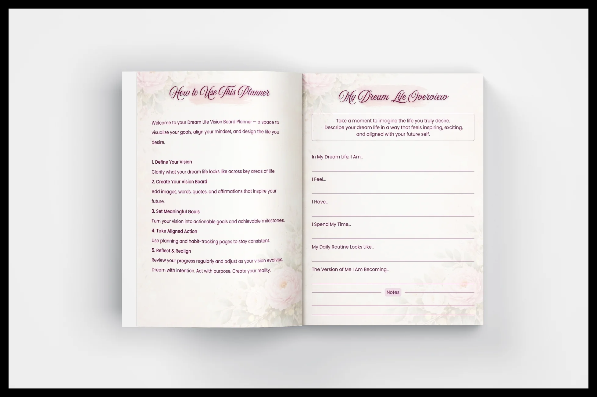 Dream Life Vision Board Planner - Image 4