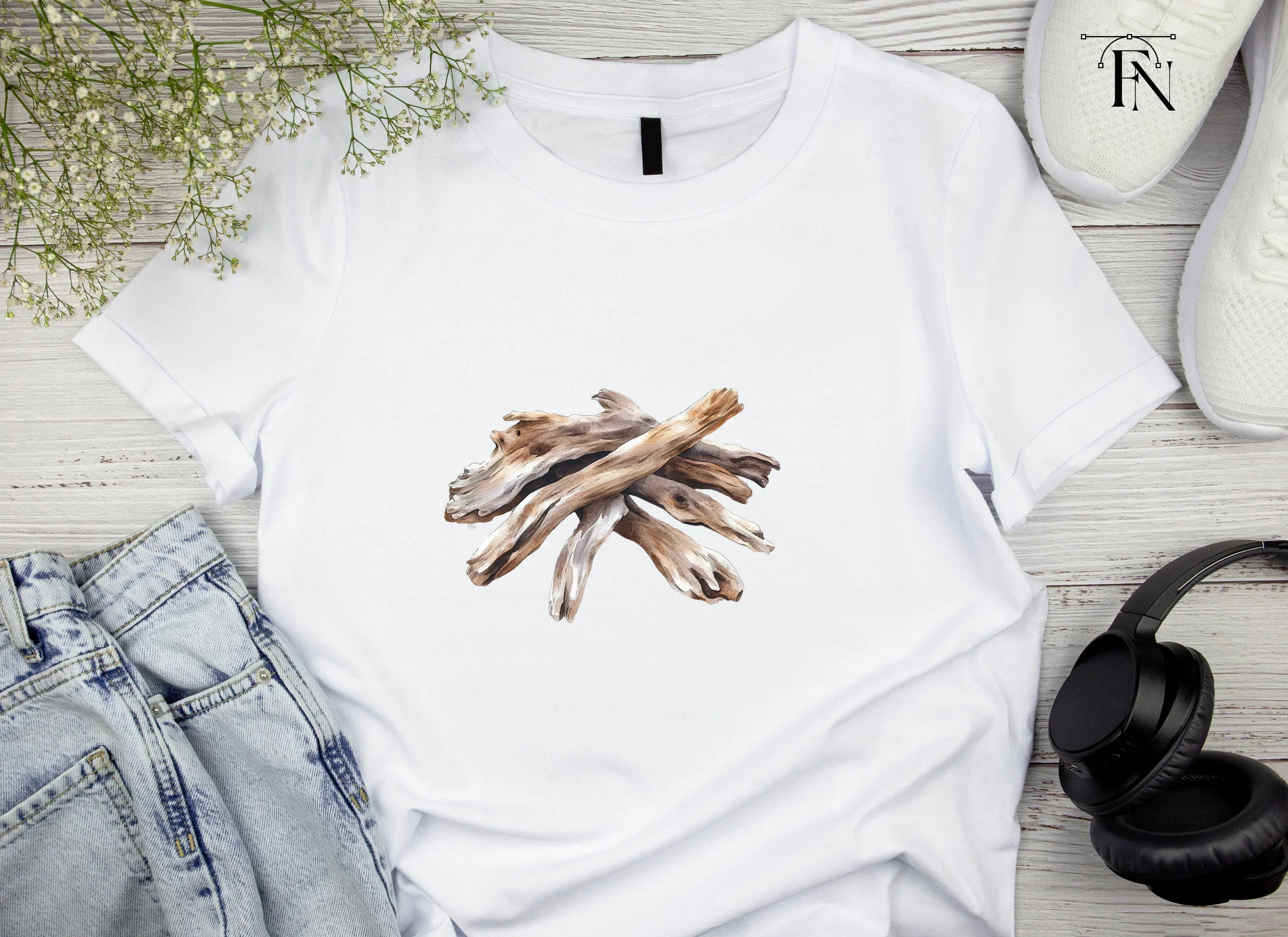 Driftwood Clipart Bundle - Image 5
