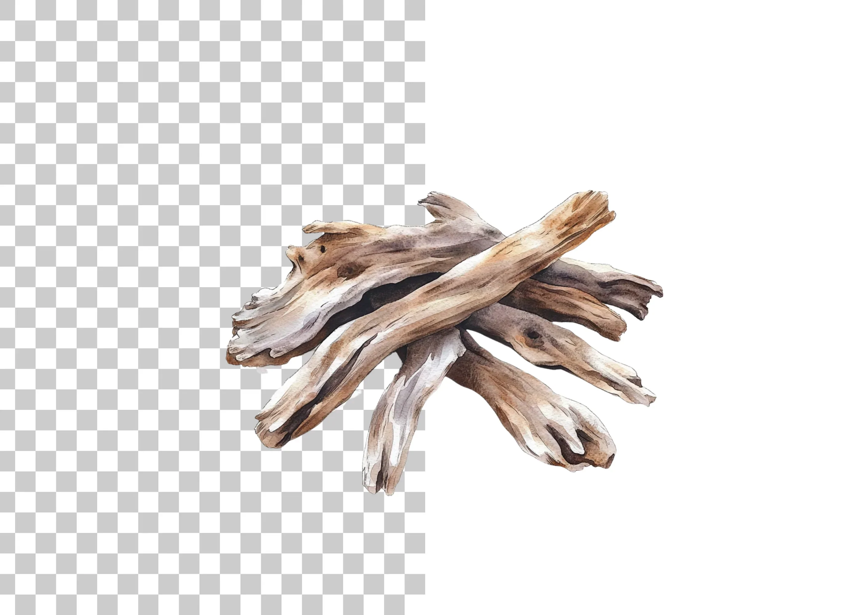 Driftwood Clipart Bundle - Image 6