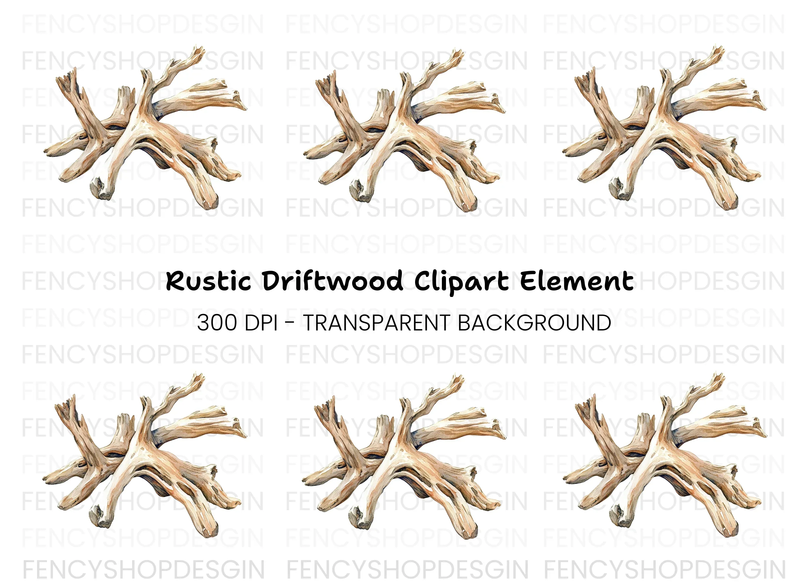 Driftwood Clipart Bundle