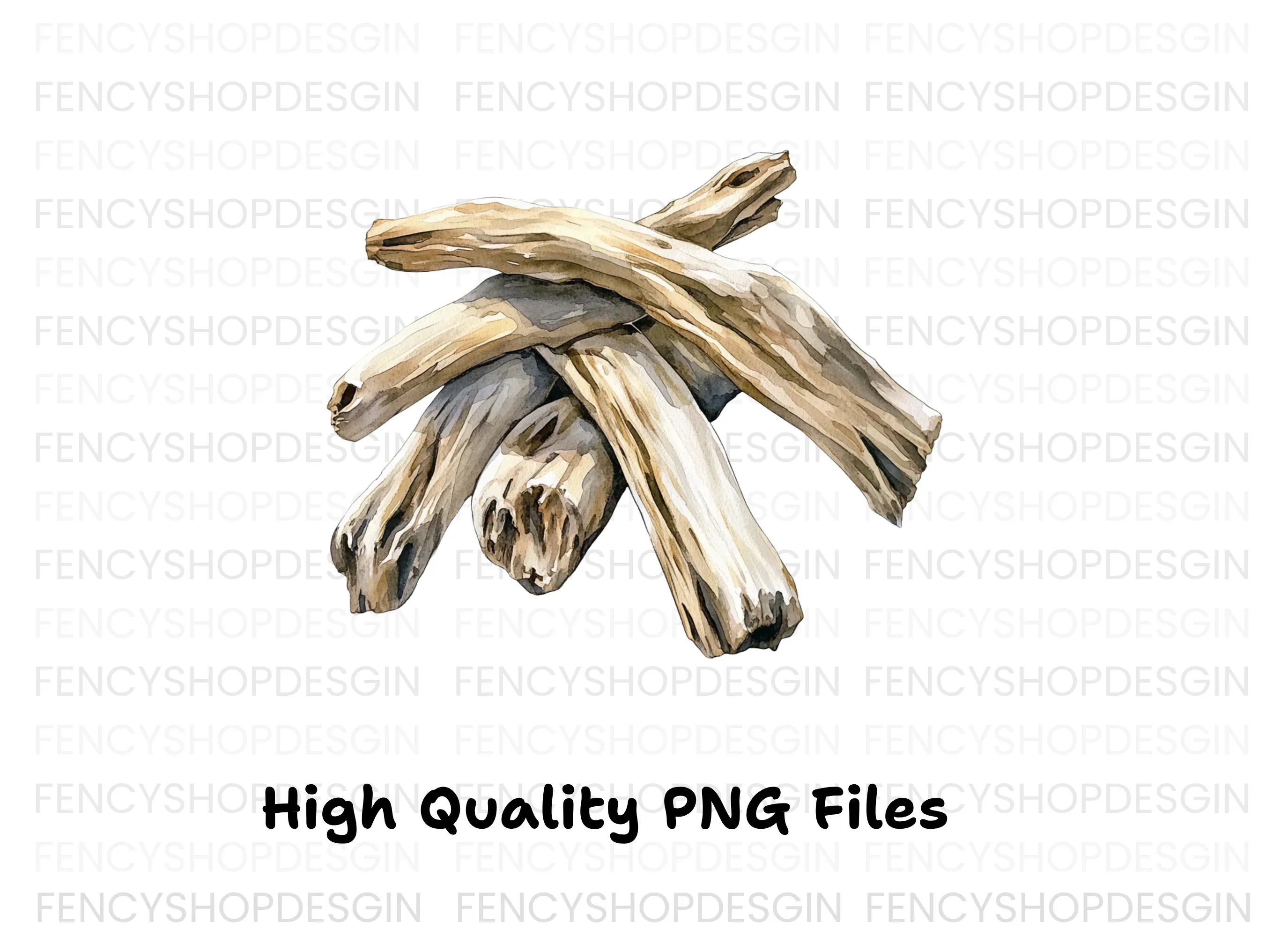Driftwood Clipart Bundle - Image 4