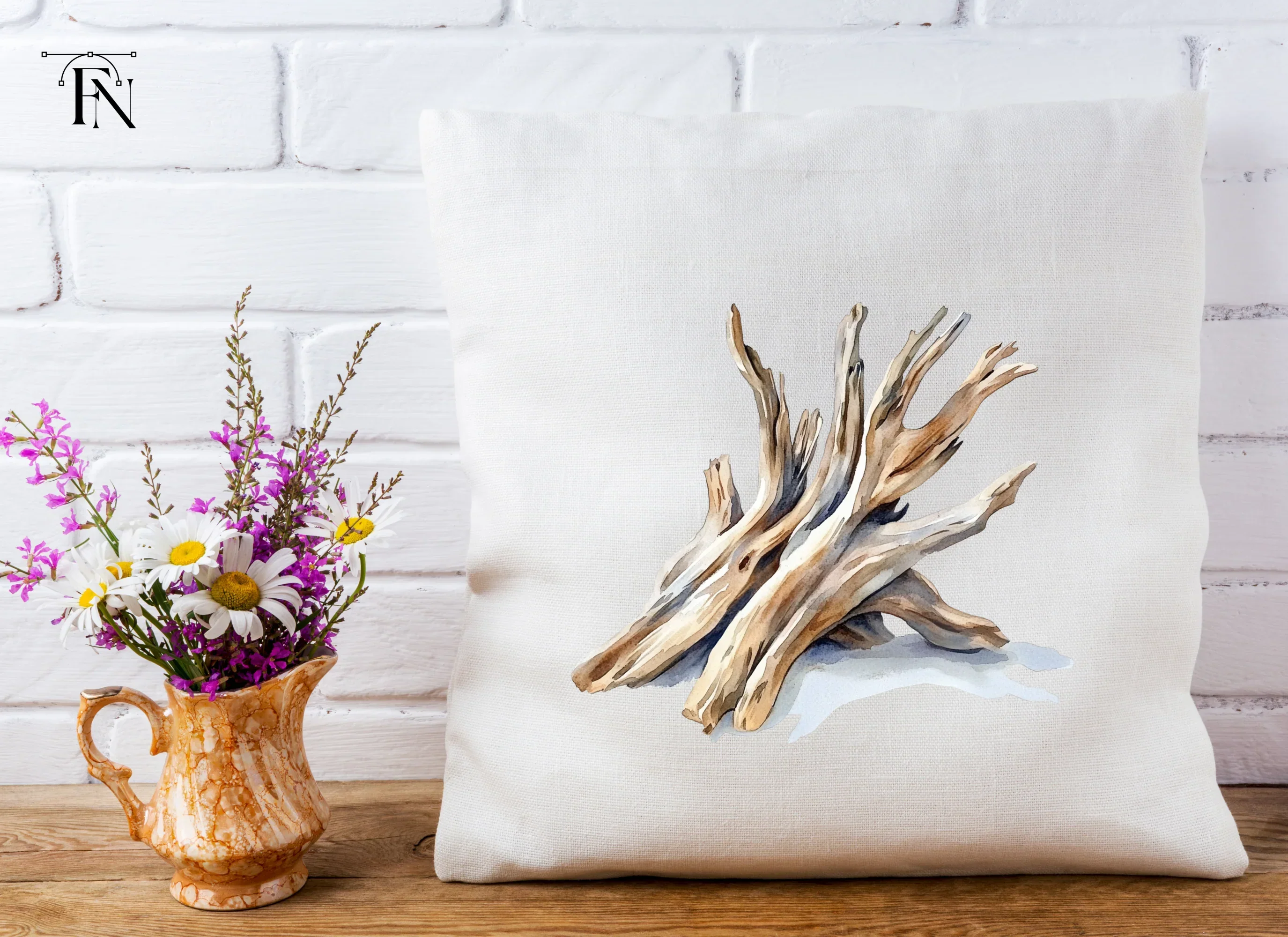 Driftwood Pile Clipart Bundle - Image 4