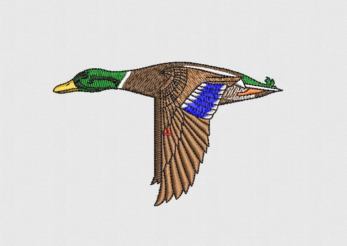 Duck Embroidery Design