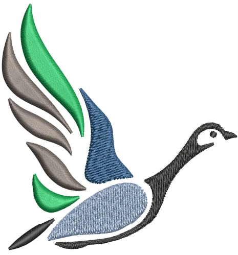 Duck Embroidery Design