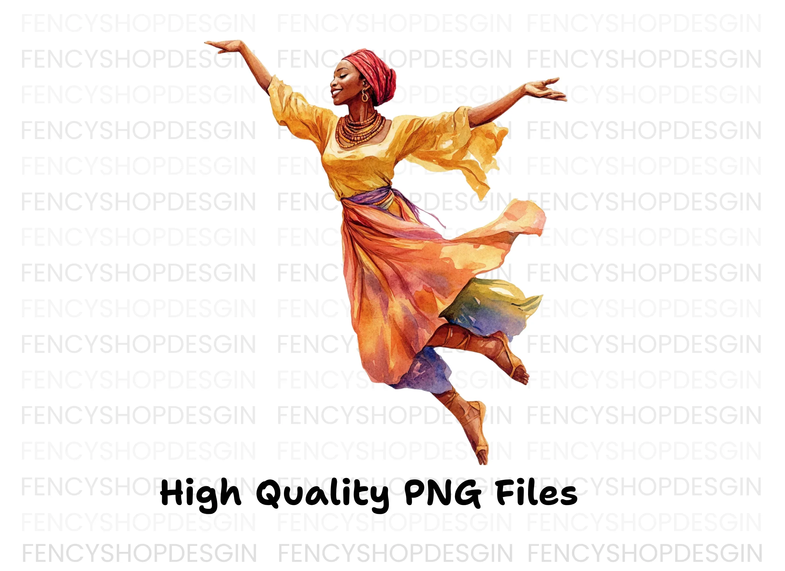 Dynamic African Dance Clipart Bundle - Image 2