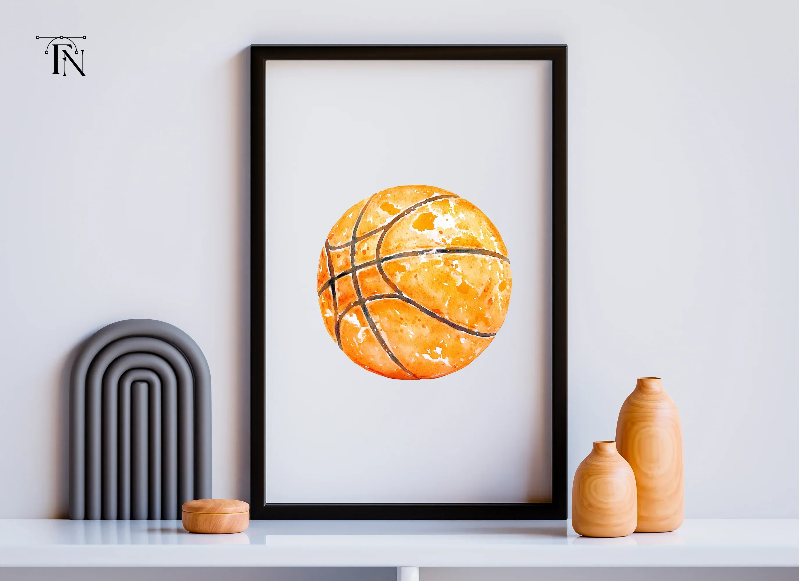 Dynamic Basketballs Clipart Bundle - Image 6