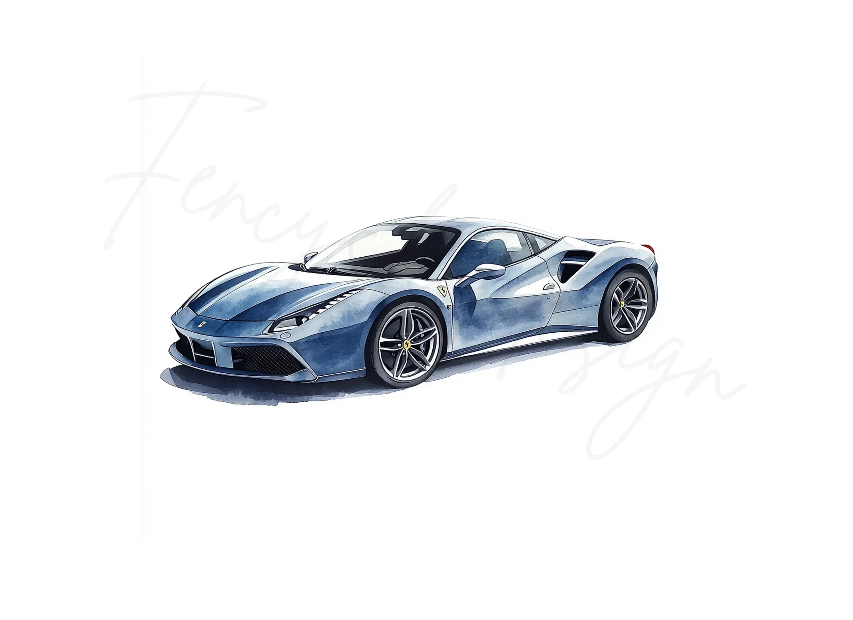 Dynamic Ferrari Car Clipart Bundle - Image 2
