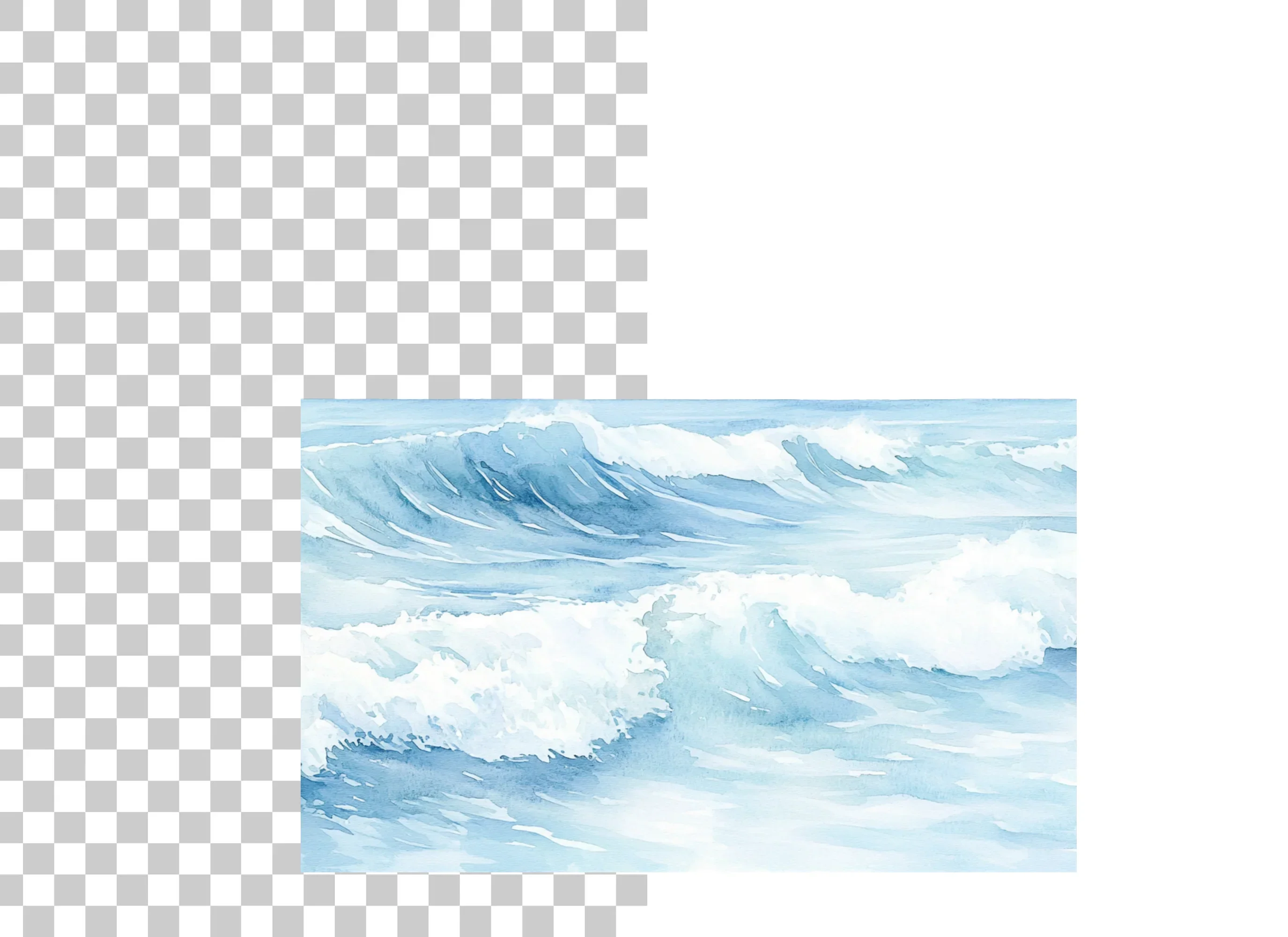 Dynamic Ocean Waves Clipart Bundle - Image 3