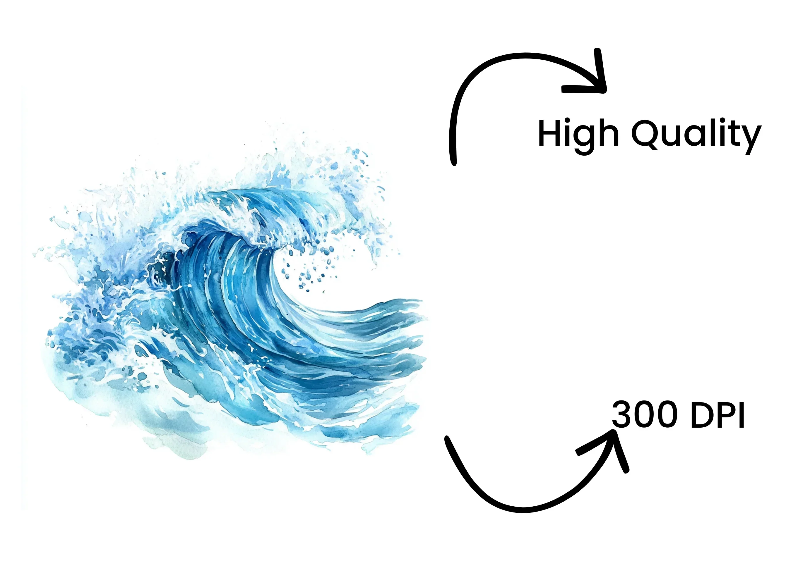 Dynamic Ocean Waves Clipart Bundle - Image 4