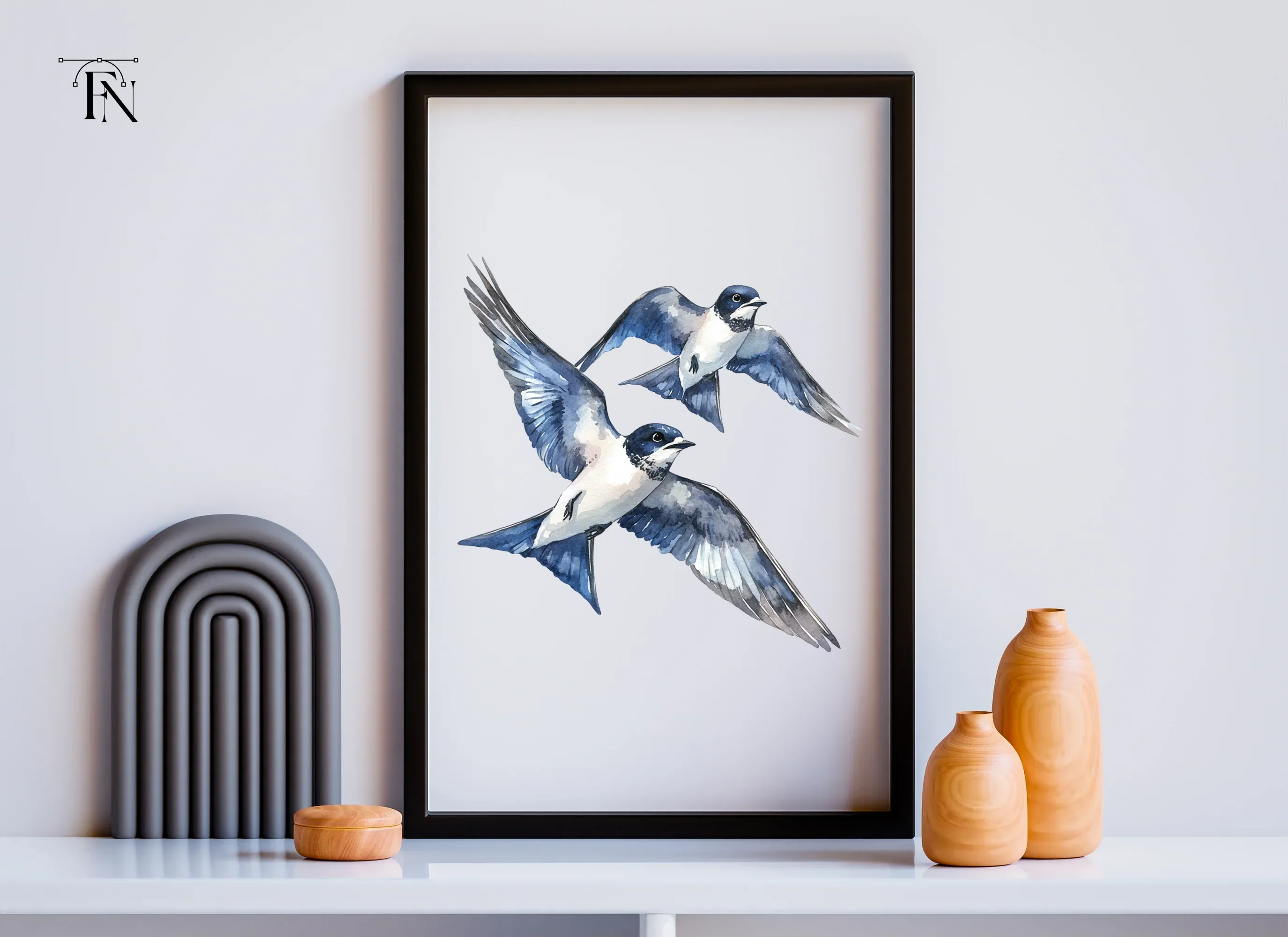 Dynamic Swallow Flight Clipart Bundle - Image 3