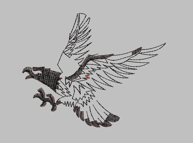 Eagle Embroidery Design