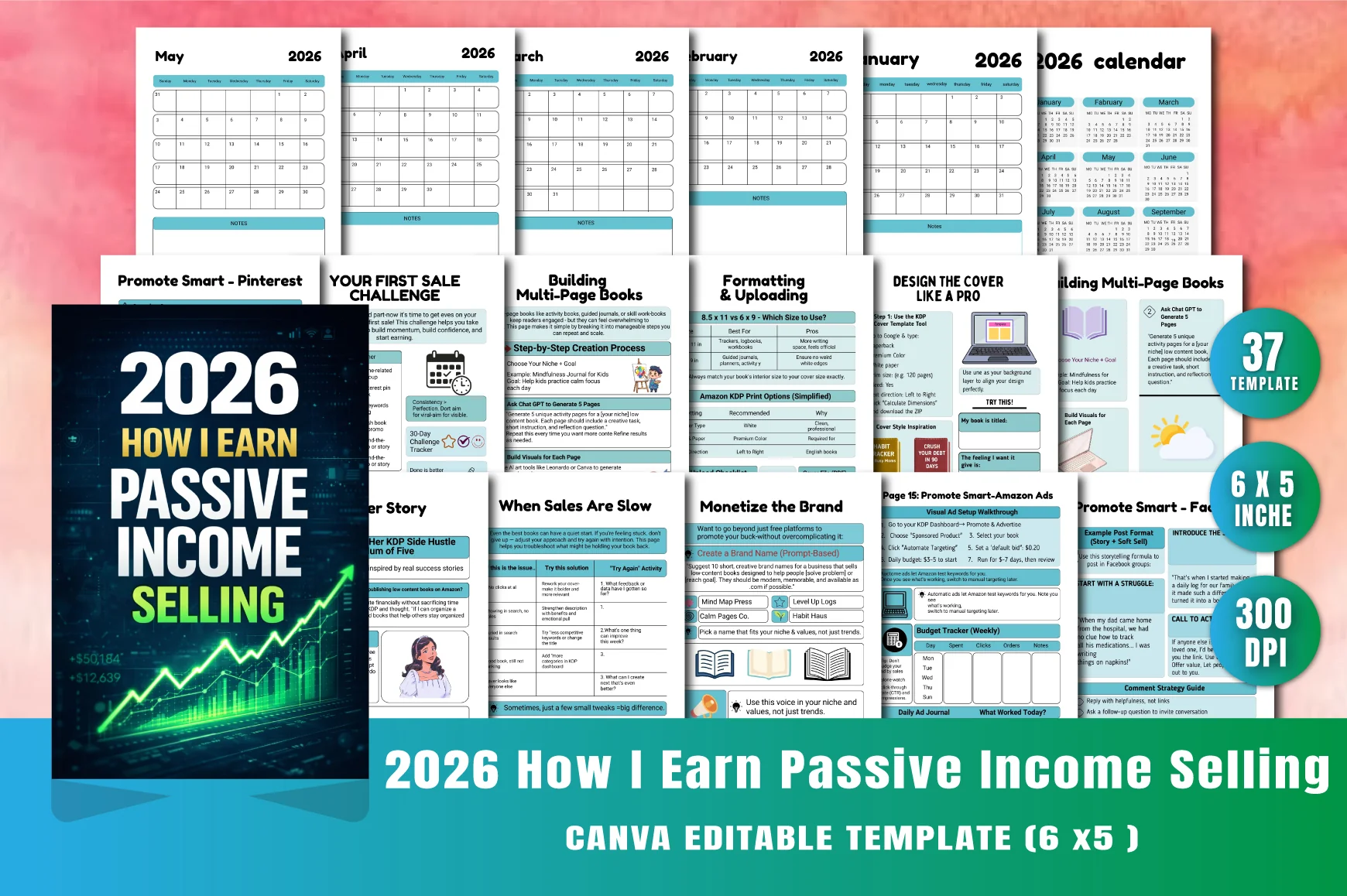 Earn Passive Income by Selling Planners