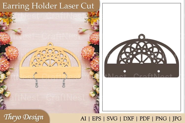 Earrings Holder SVG Bundle