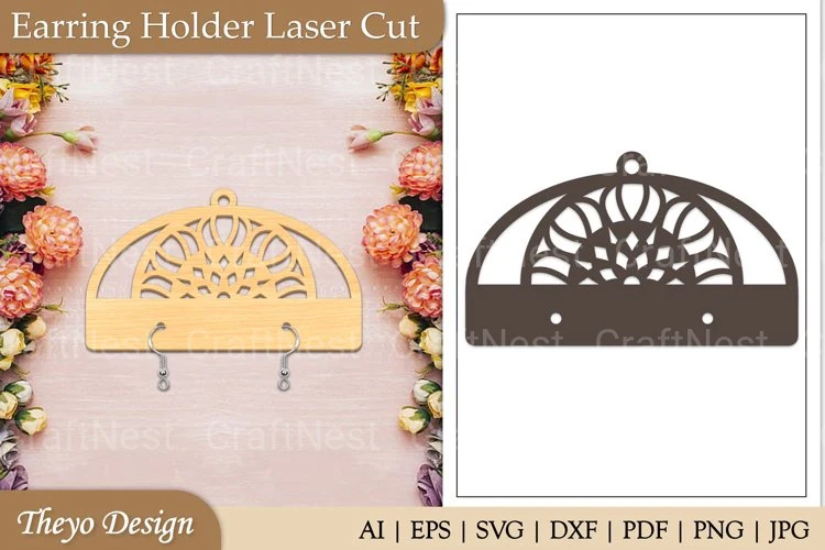 Earrings Holder SVG Bundle