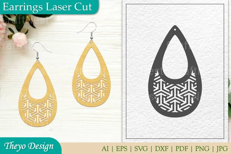 Earrings Laser Cut SVG Bundle