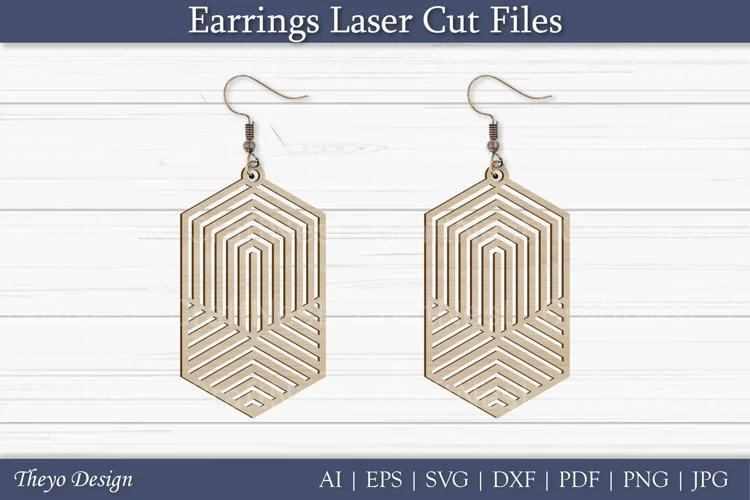 Earrings Laser Cut SVG Bundle