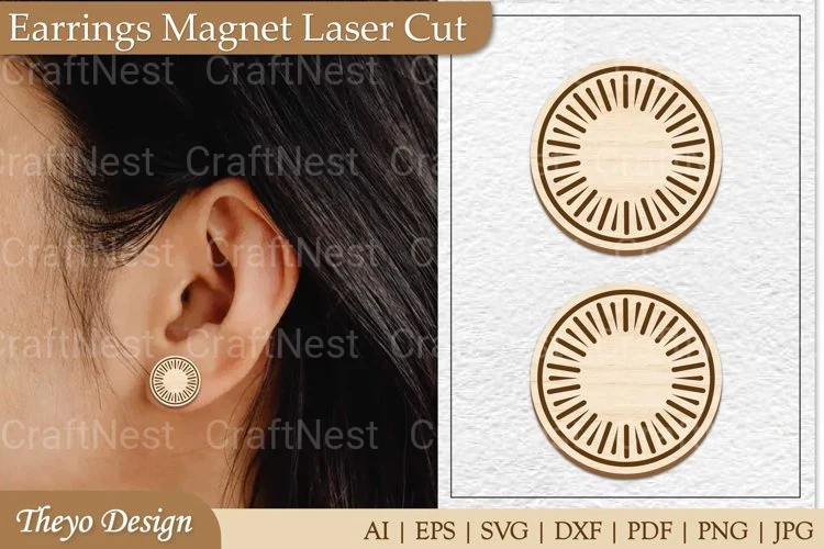 Earrings Magnet SVG Bundle
