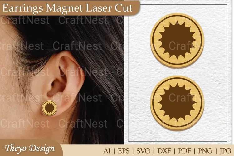 Earrings Magnet SVG Bundle