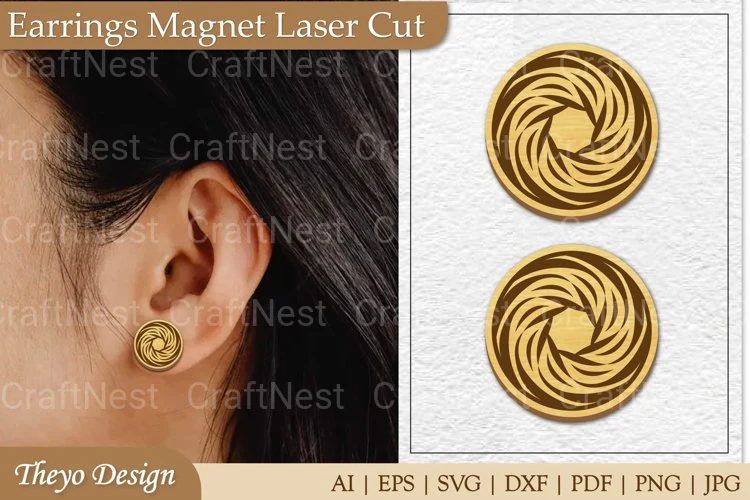 Earrings Magnet SVG Bundle from Magnet SVG
