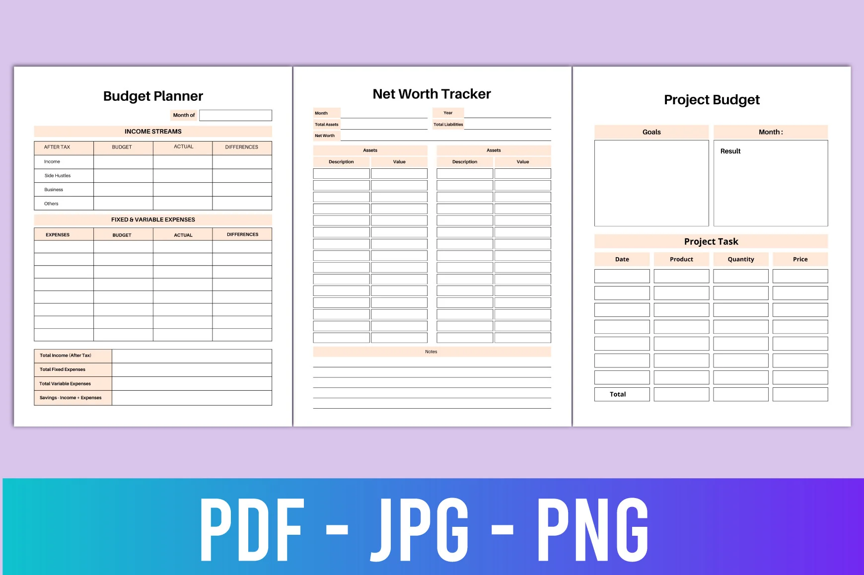 Editable Budget Planner - Image 4