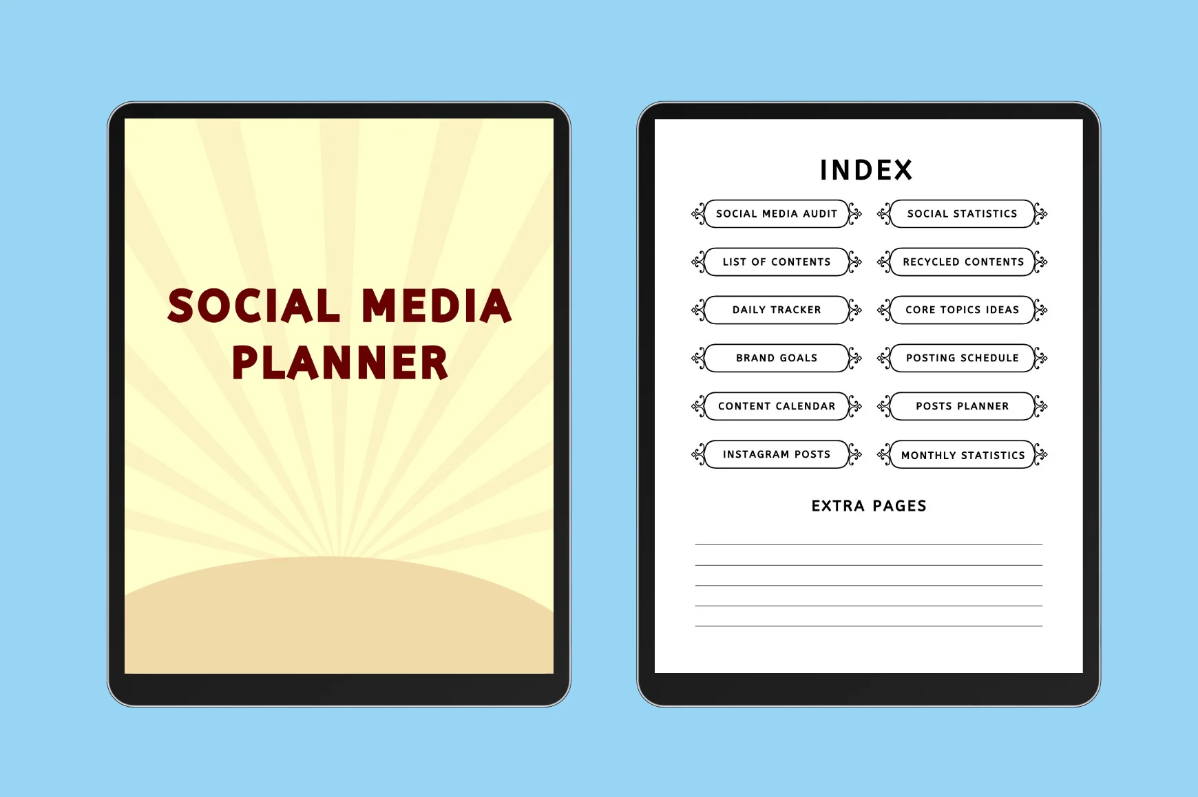 Editable Social Media Planner - Image 2