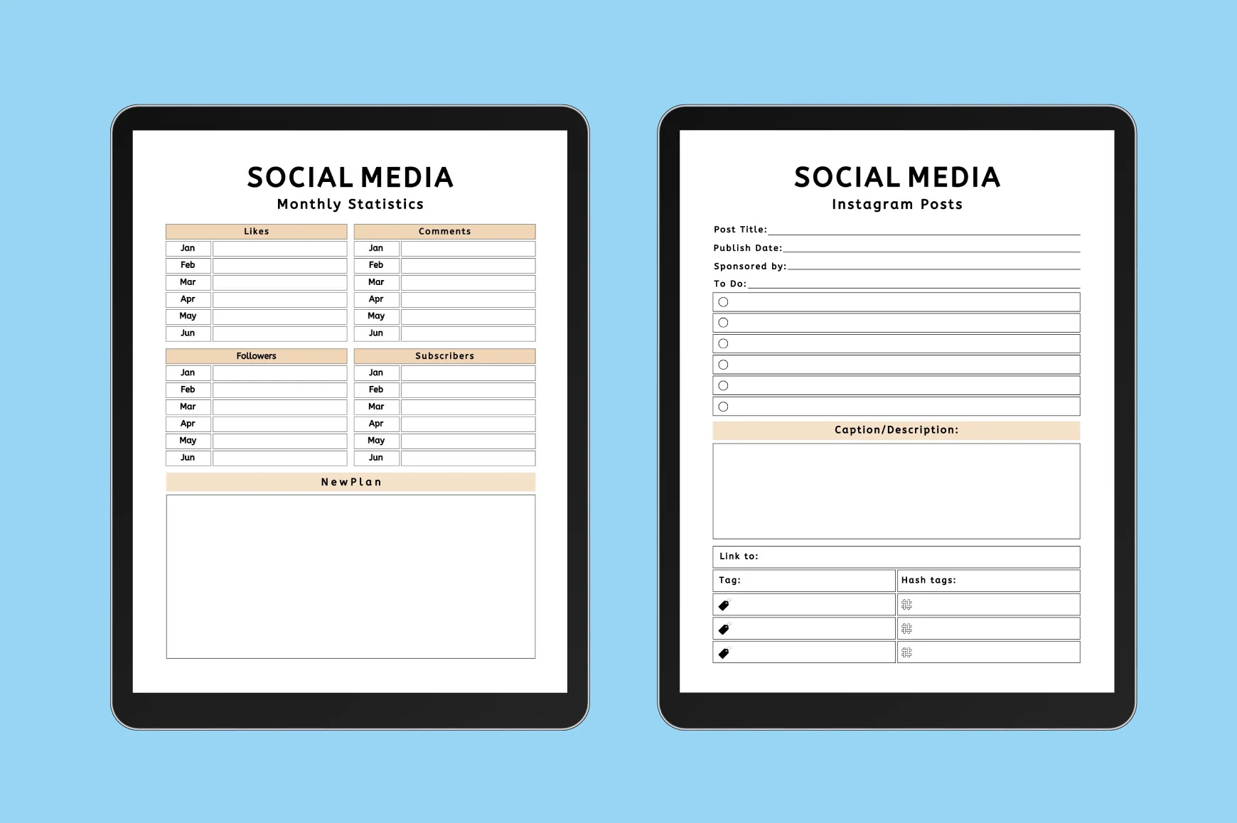 Editable Social Media Planner - Image 7
