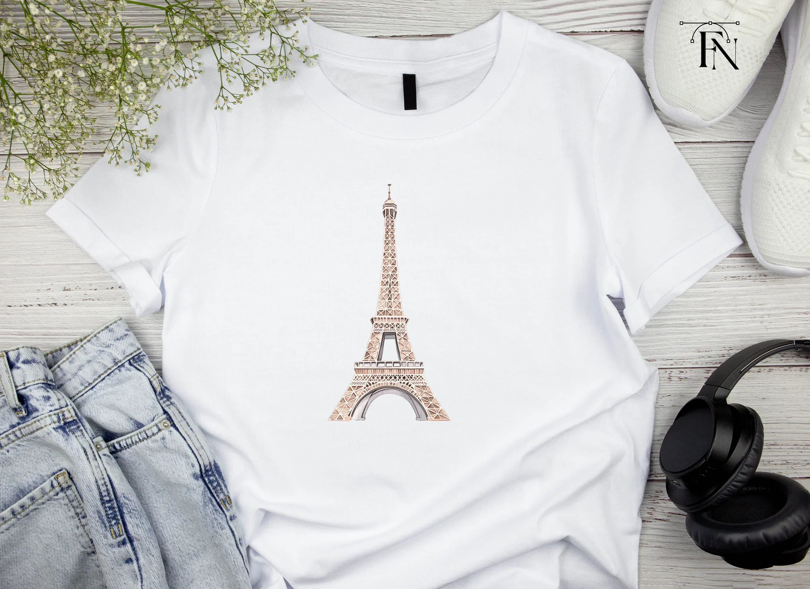 Eiffel Tower Clipart Bundle - Image 4