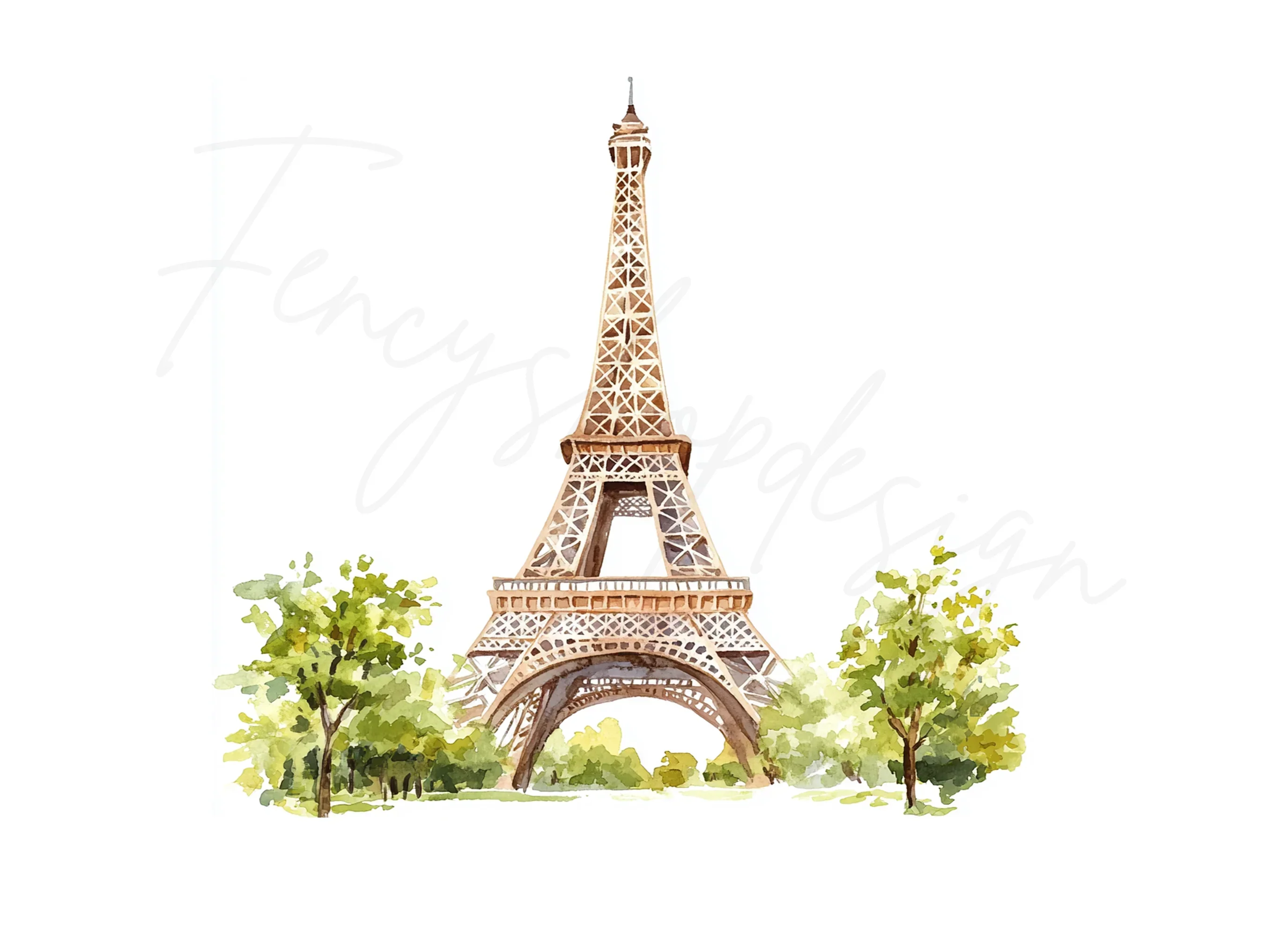 Eiffel Tower Clipart Bundle - Image 2