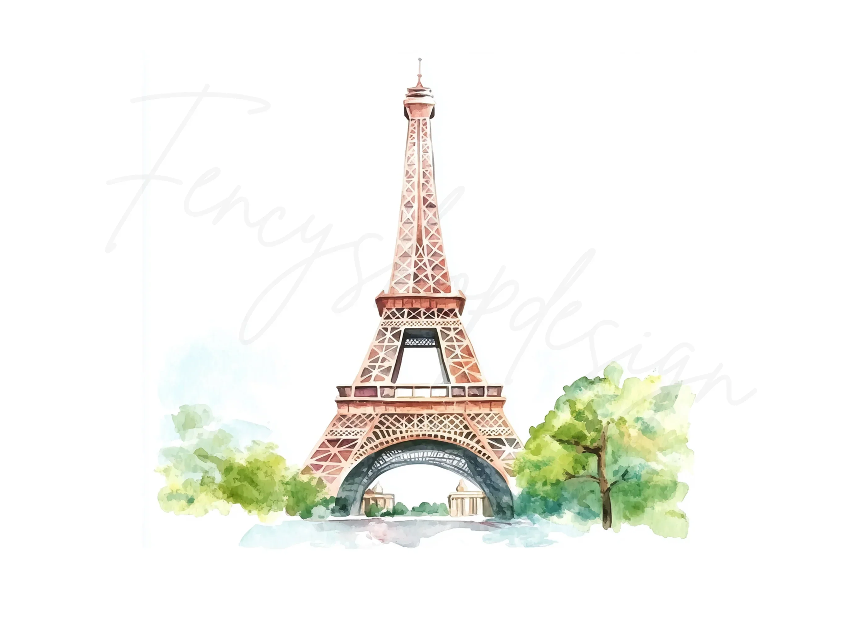 Eiffel Tower Clipart Bundle - Image 3