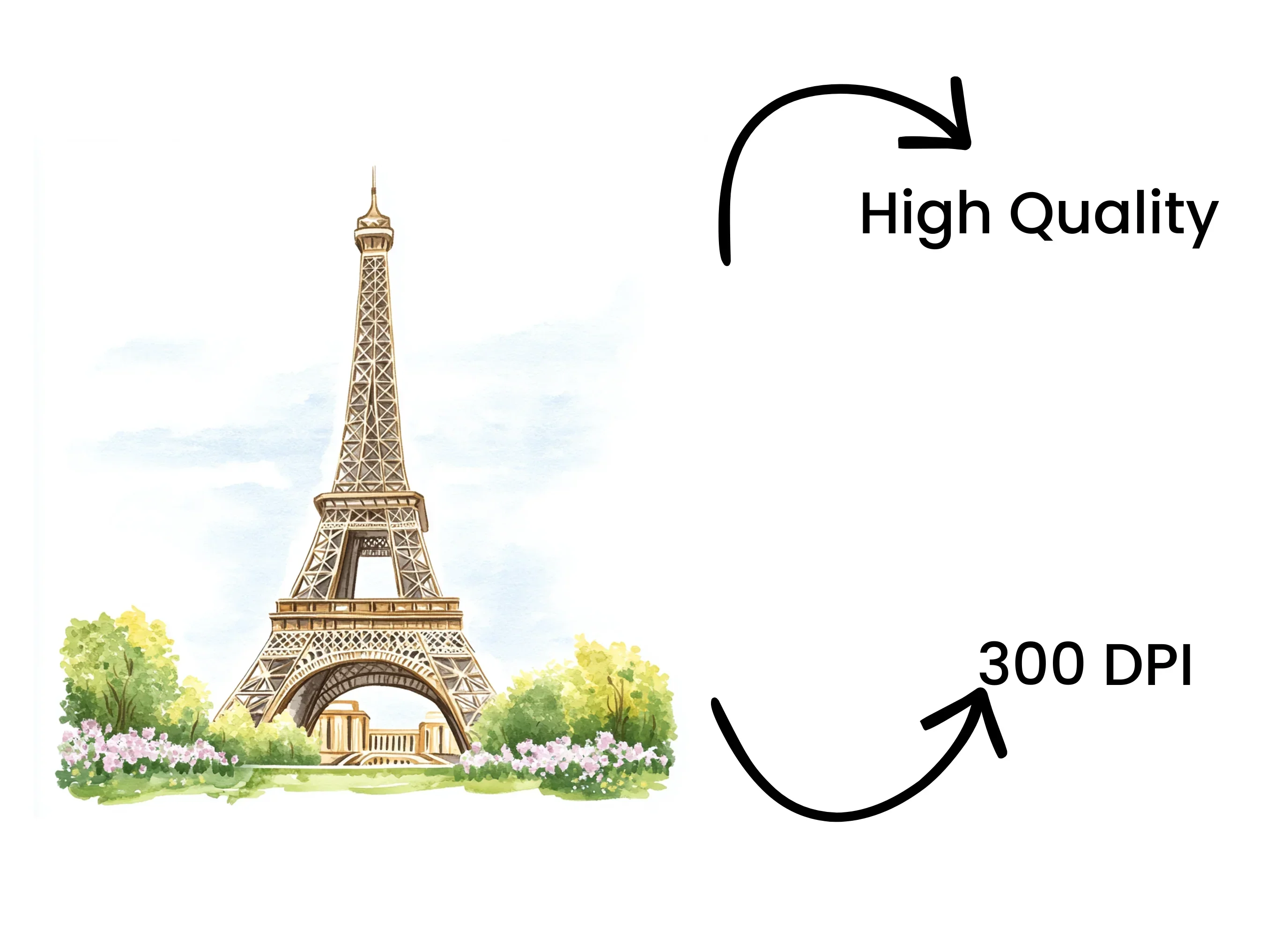 Eiffel Tower Clipart Bundle - Image 4