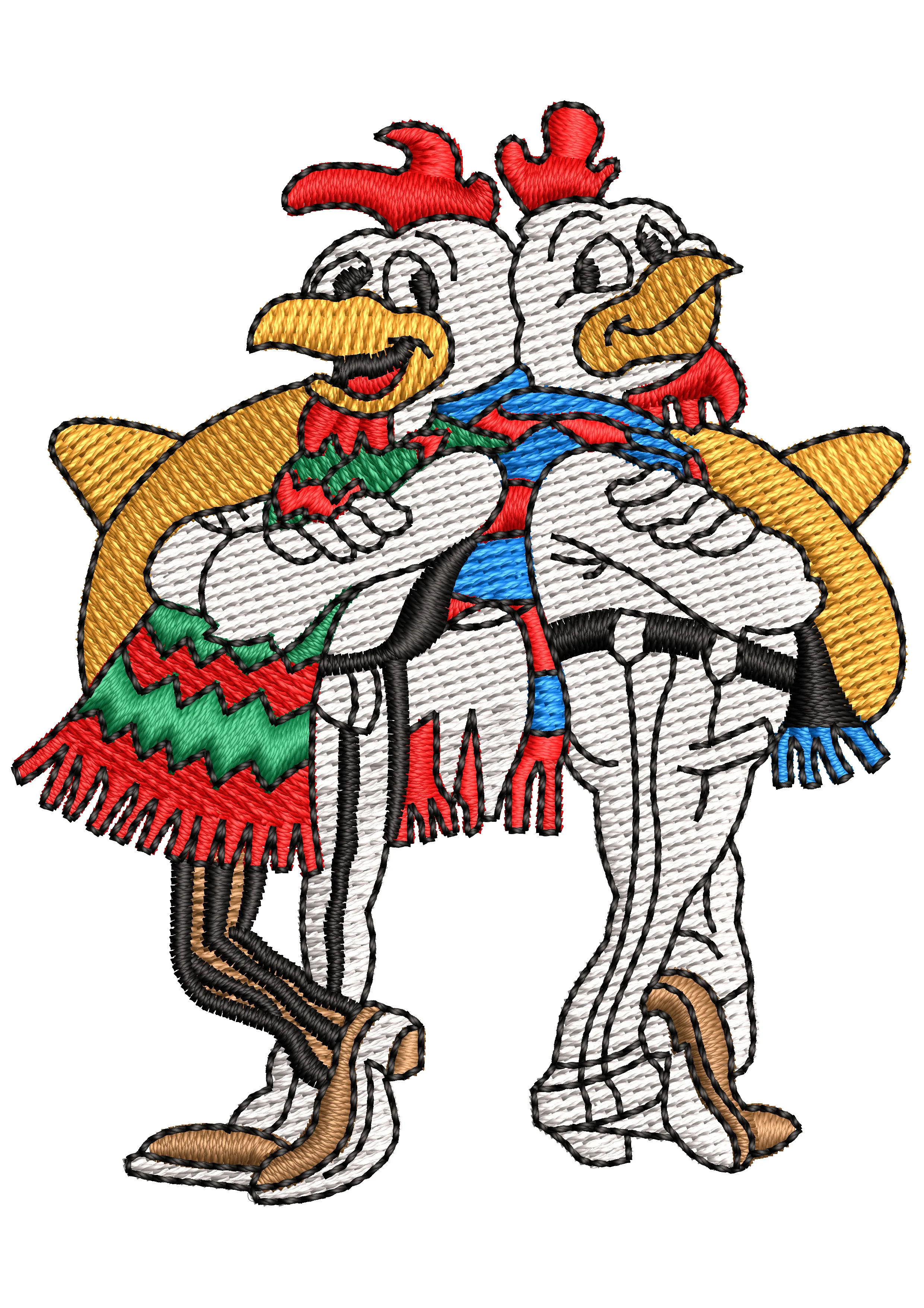Ejoy Couple Embroidery Design