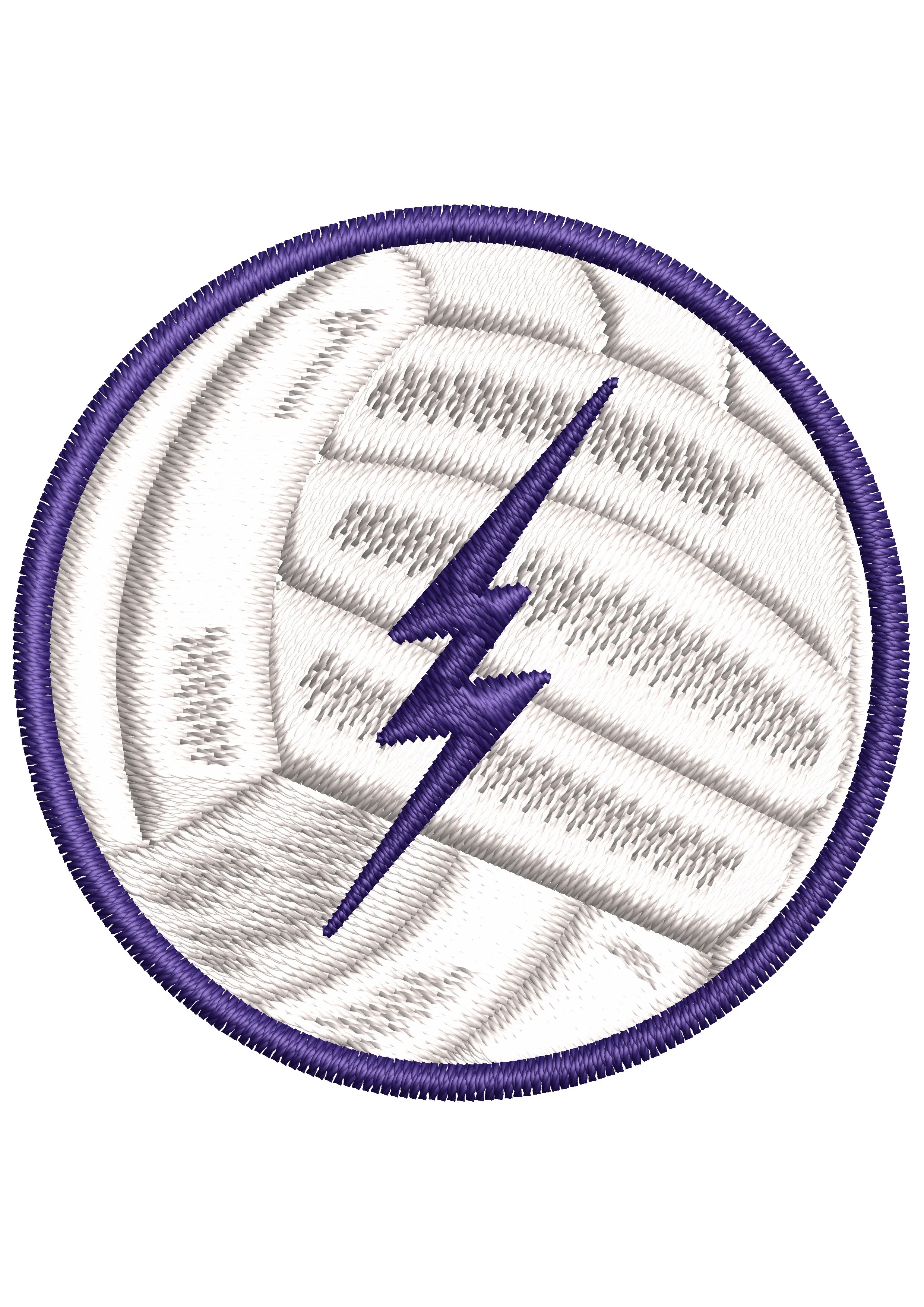Electric Ball Embroidery Design