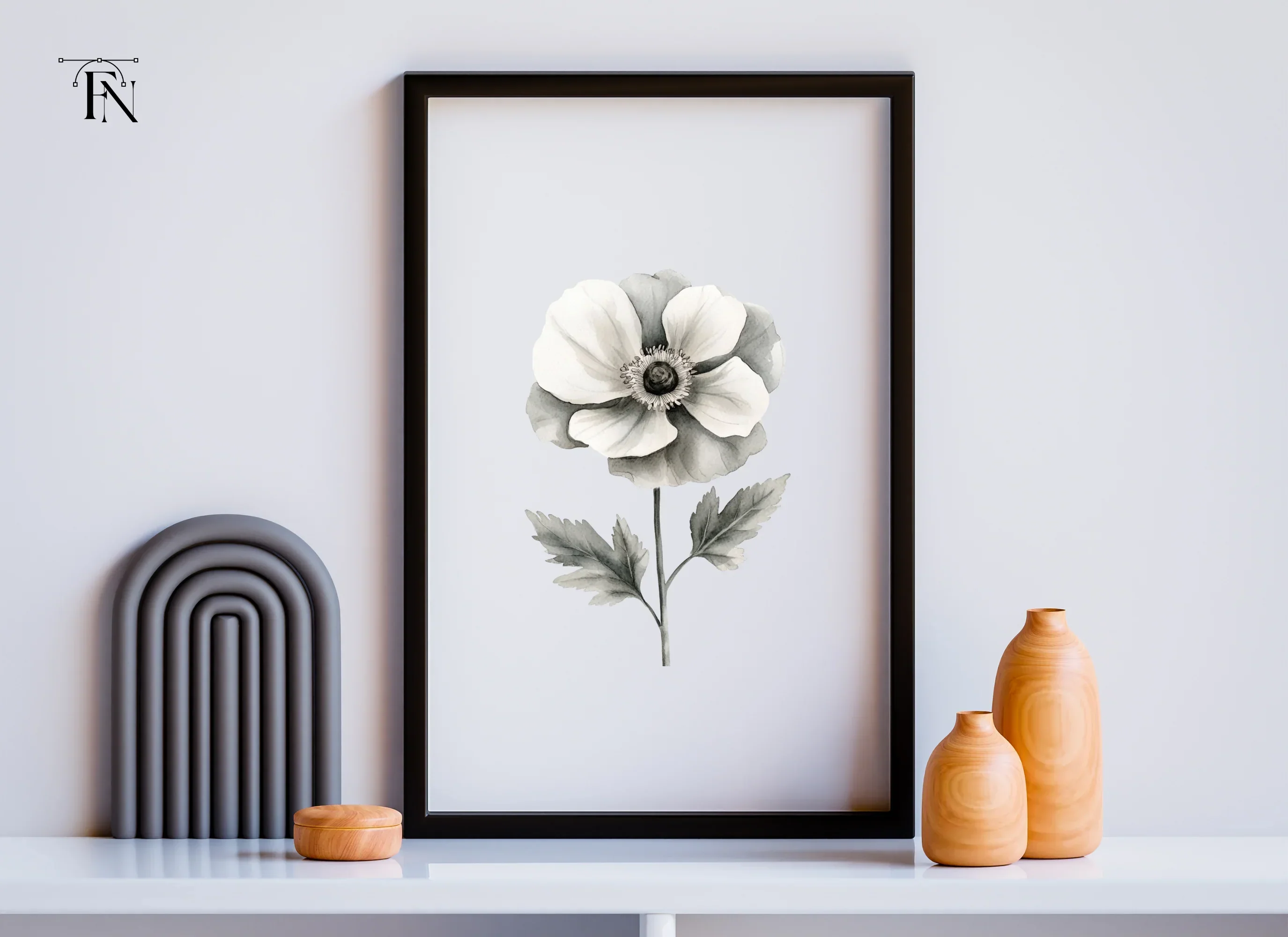 Elegant Anemone Flower Clipart Bundle - Image 3